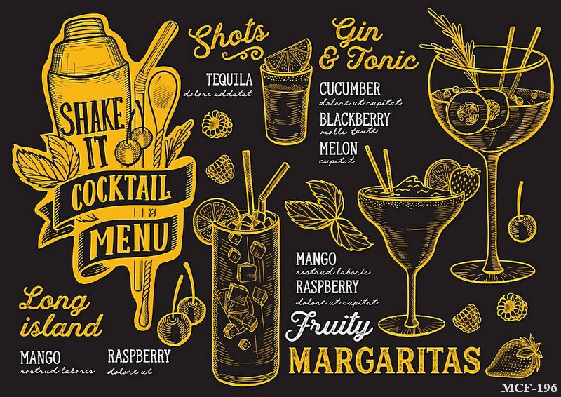 Tranh dán tường quán cà phê MCF-196